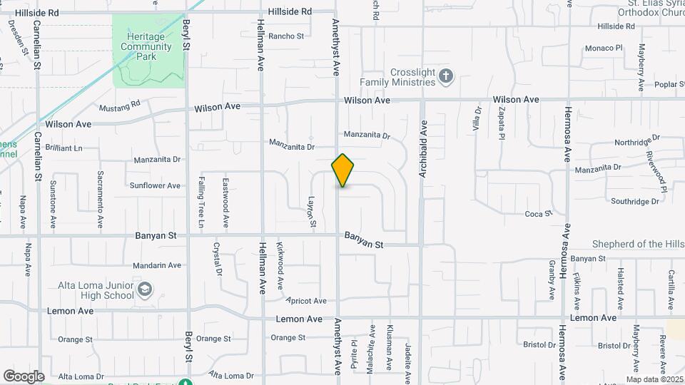 9513 Sunflower St Map and Location Details