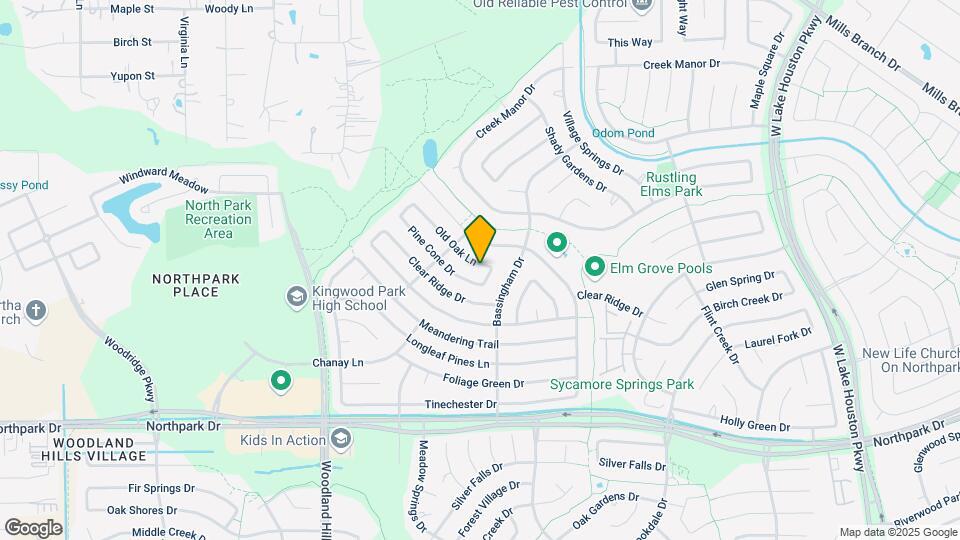 2610 Old Oak Ln Map and Location Details