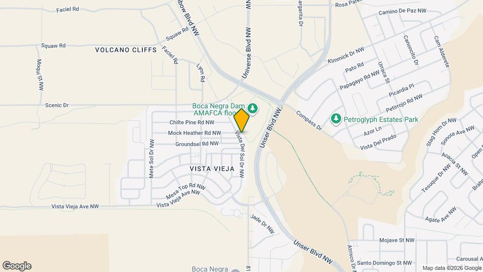 6912 Vista Del Sol Dr NW Map and Location Details
