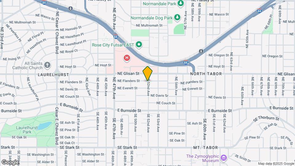 5144 NE Flanders St Map and Location Details