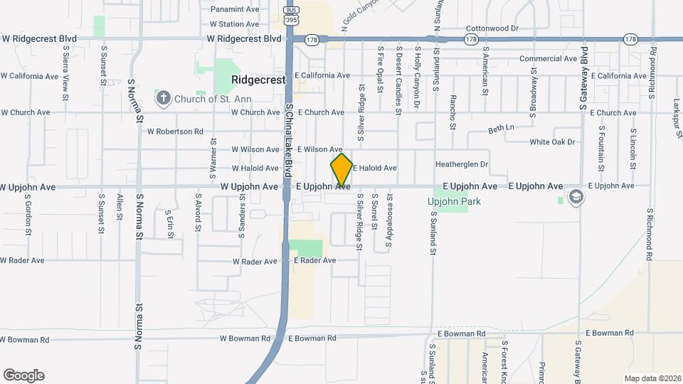 205 E Upjohn Ave Map and Location Details