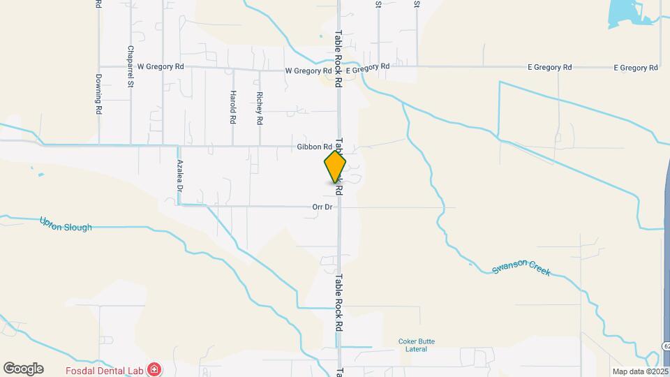 6117 Table Rock Rd Map and Location Details