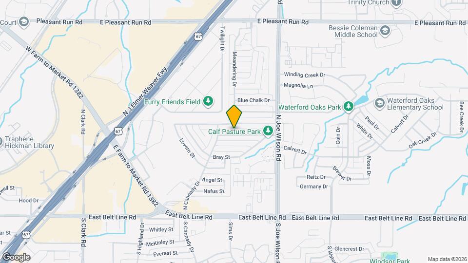 813 Moore St Map and Location Details