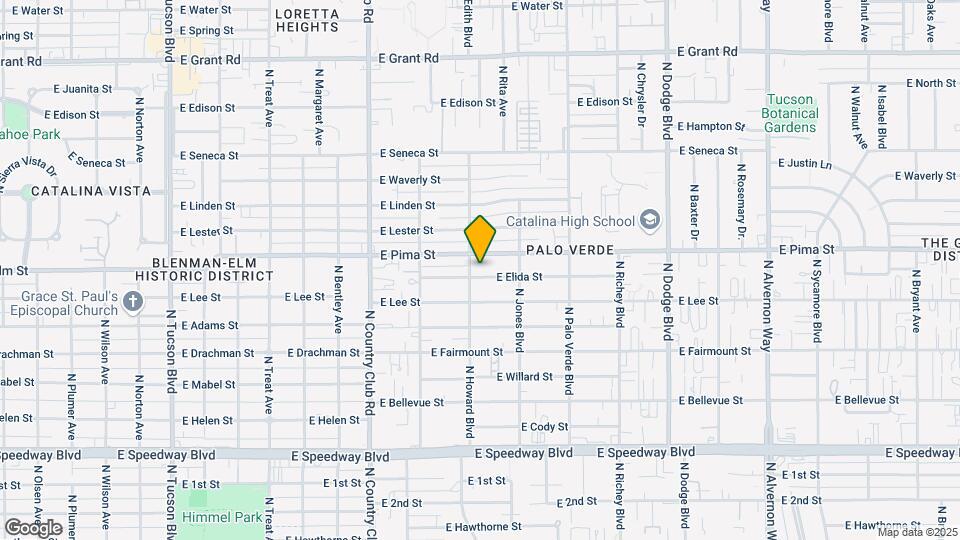 3307 E Elida St Map and Location Details