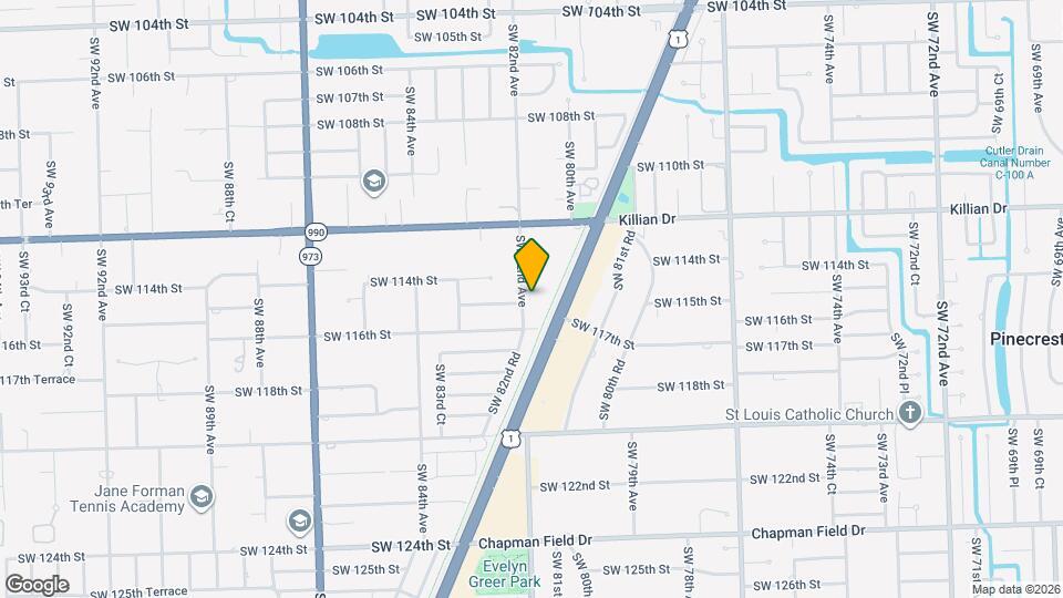 11455 SW 82nd Ave Mapa y Detalles de la Ubicación