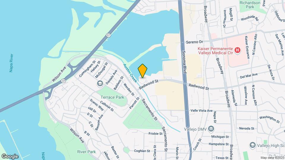 Redwood Shores Senior Apartments Map and Location Details