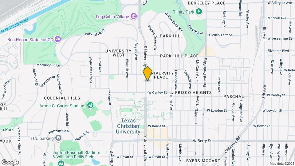2625 S University Dr Map and Location Details