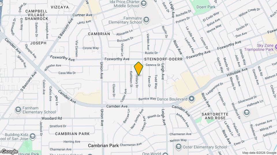 3238 Hilary Dr Mapa y Detalles de la Ubicación