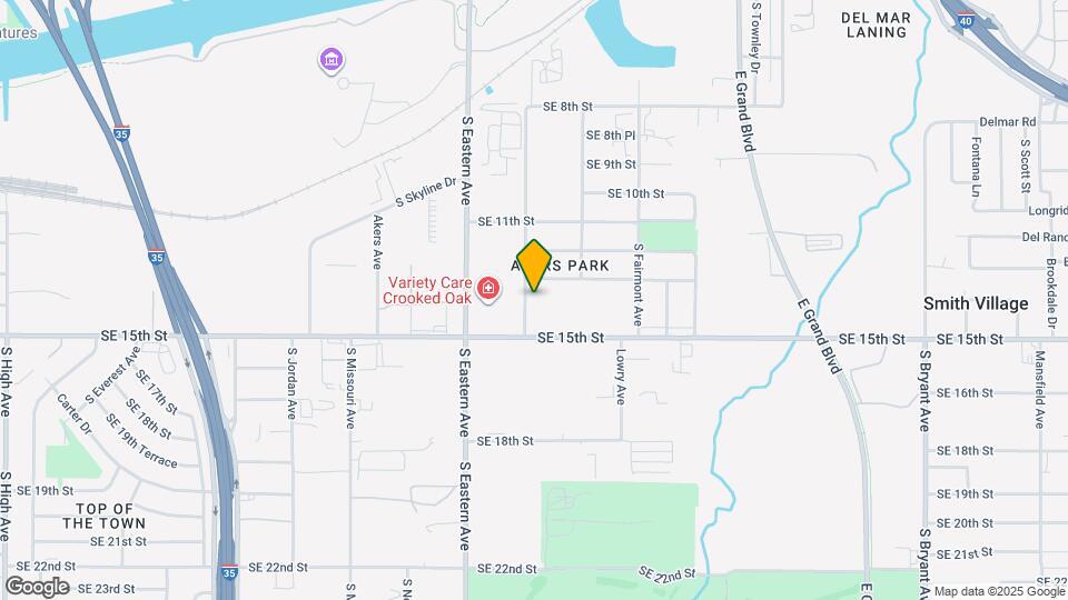 1406 S Irving St Mapa y Detalles de la Ubicación