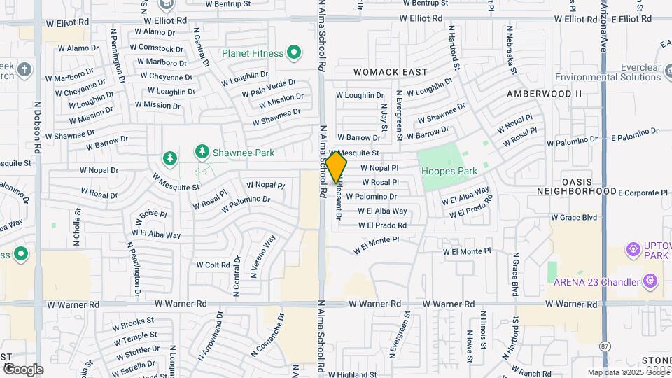2402 N Pleasant Dr Map and Location Details
