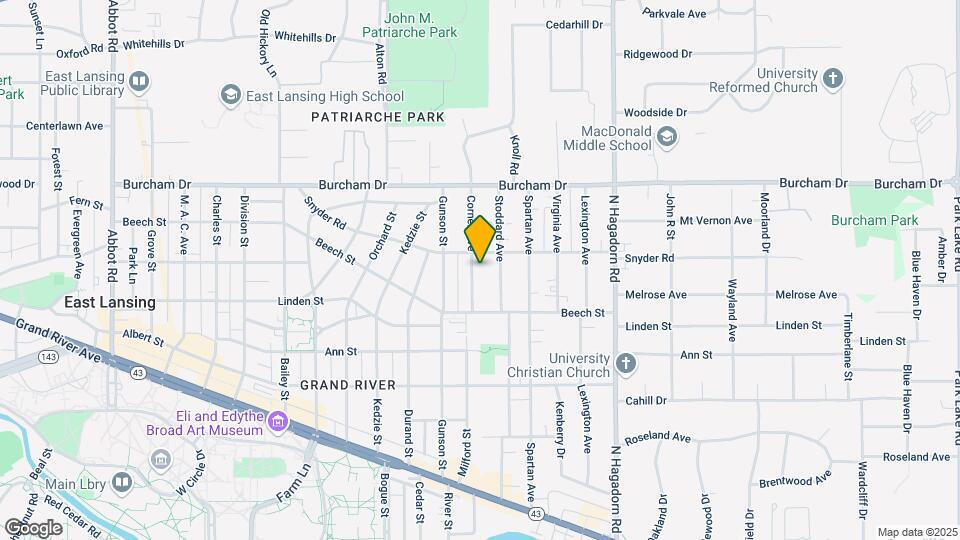 568 Cornell Ave Mapa y Detalles de la Ubicación