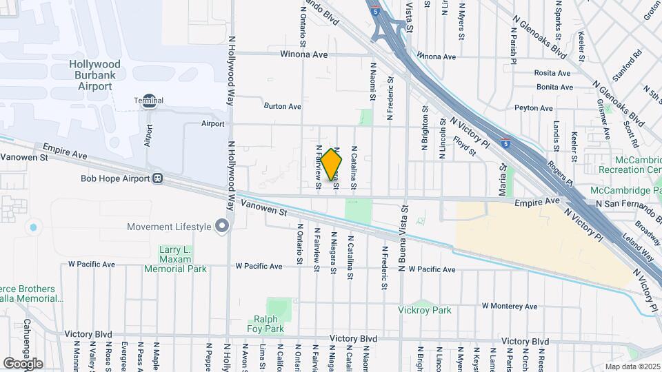 2215 N Niagara St Map and Location Details