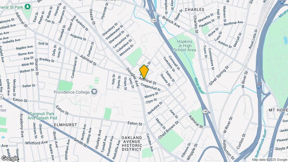 346 Admiral St Map and Location Details