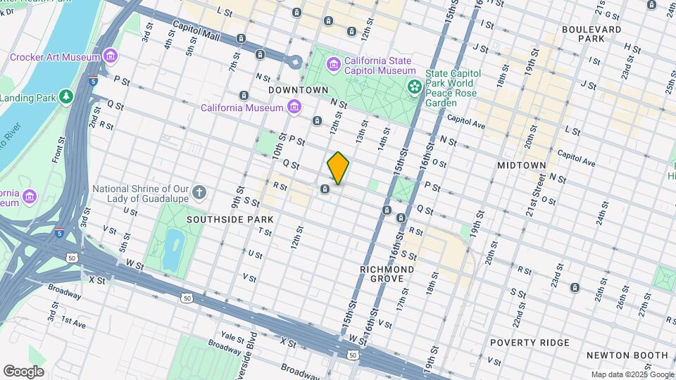 1714 13th St, Unit Apt. A Map and Location Details