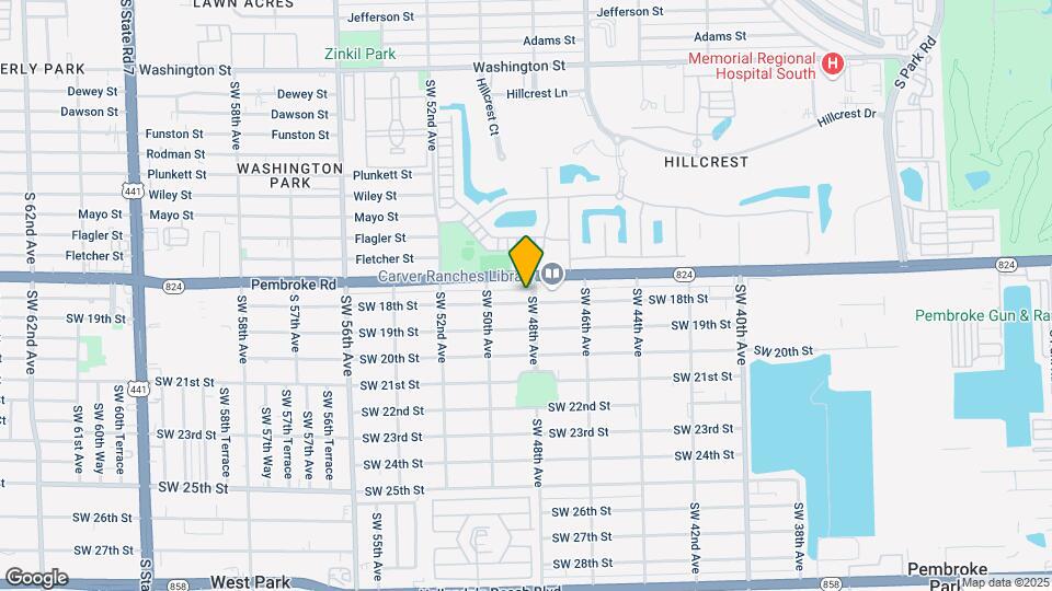 4801 SW 18th St Mapa y Detalles de la Ubicación