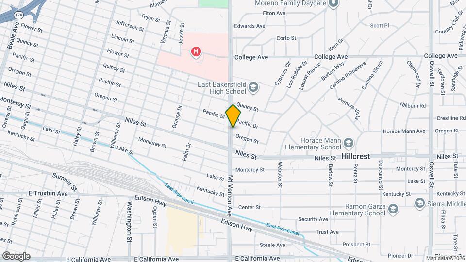 2204 Oregon St Map and Location Details