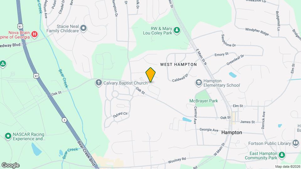 95 Hampton Oaks Dr Map and Location Details