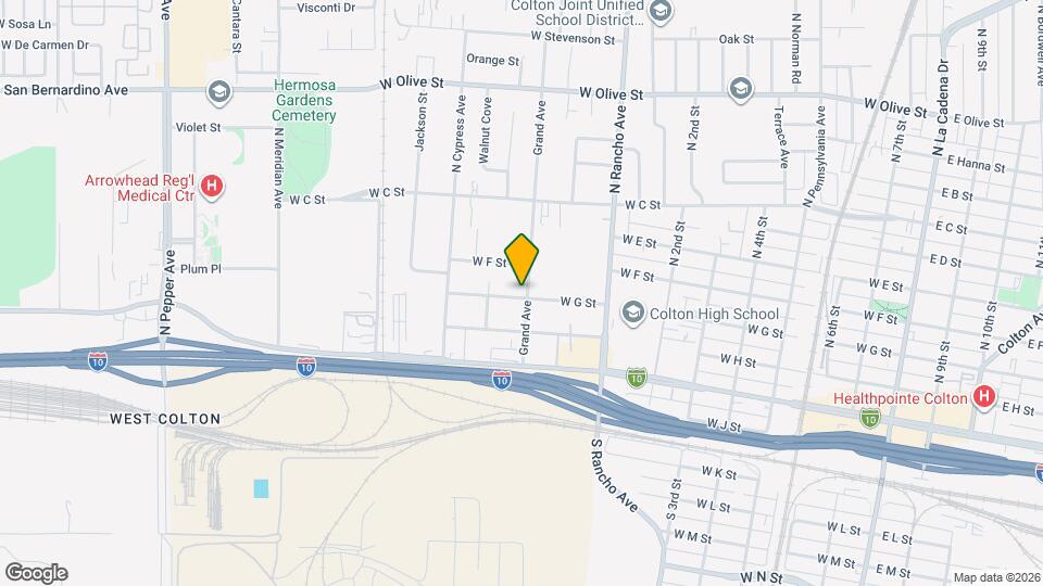 411 Grand Ave Mapa y Detalles de la Ubicación