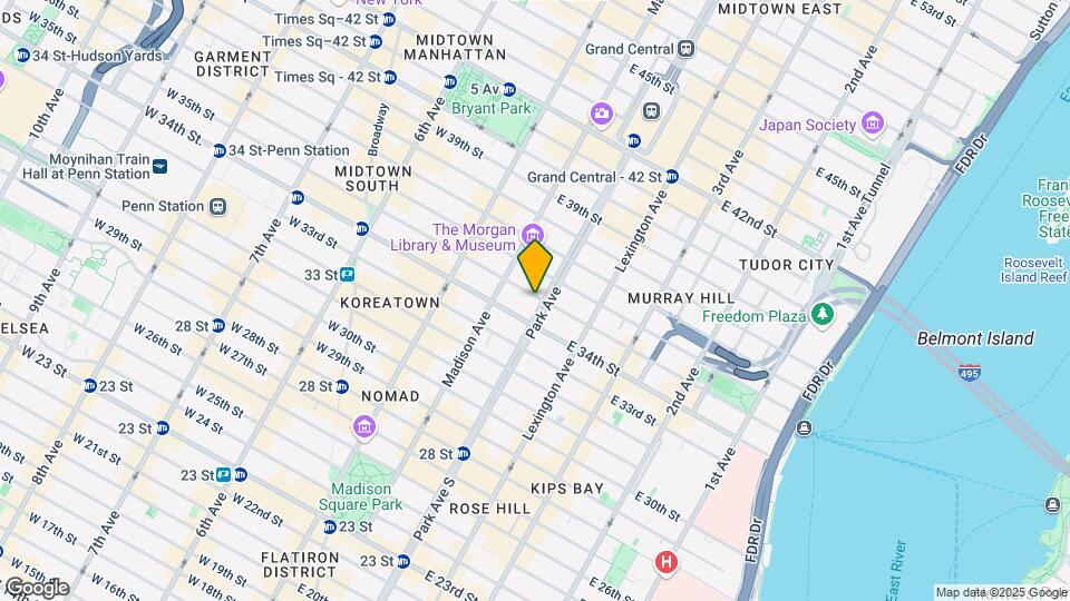 16 Park Ave Map and Location Details