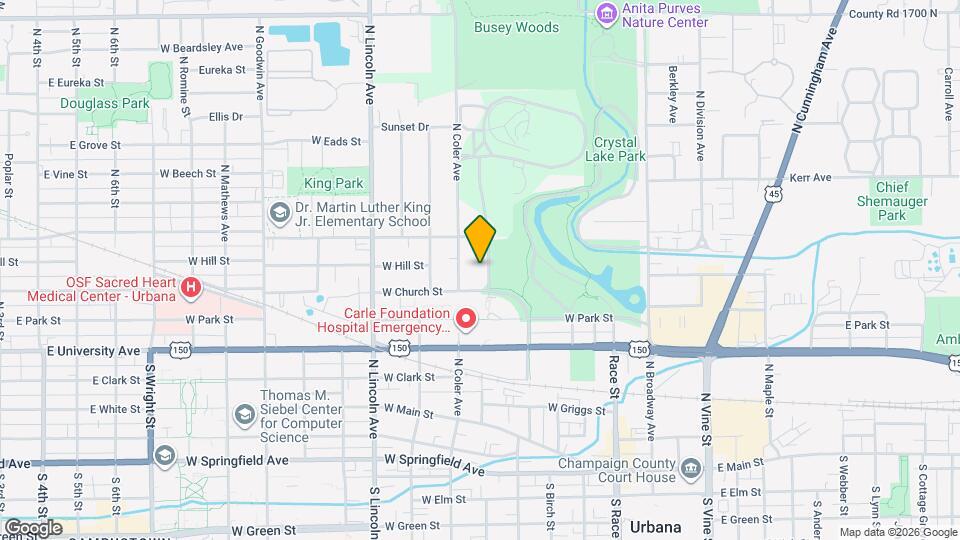 707 N Orchard St Map and Location Details