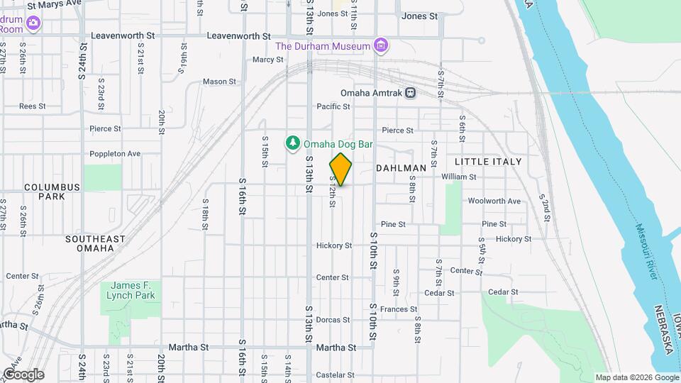 1115 William St Map and Location Details