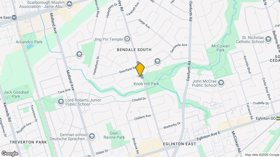 648 Brimley Rd Map and Location Details