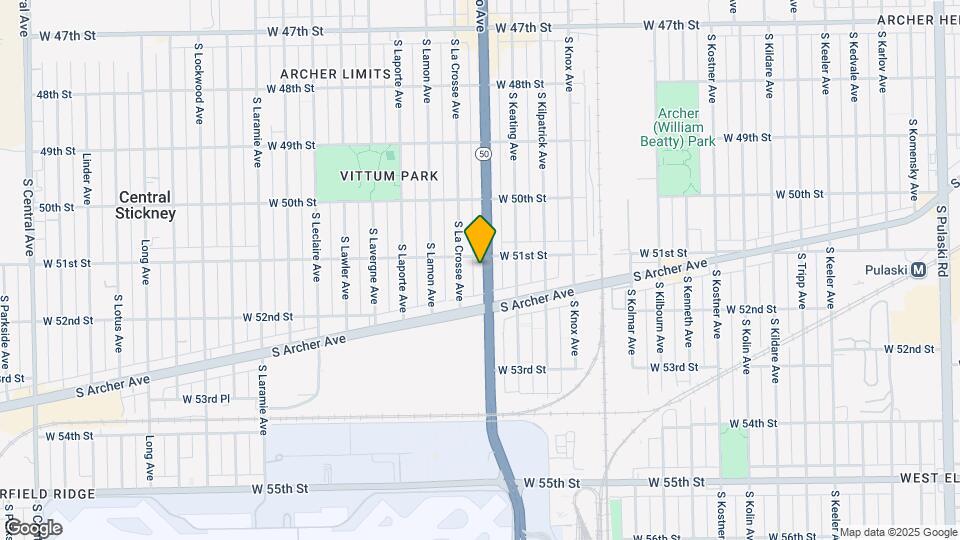 5118 S Cicero Ave Mapa y Detalles de la Ubicación