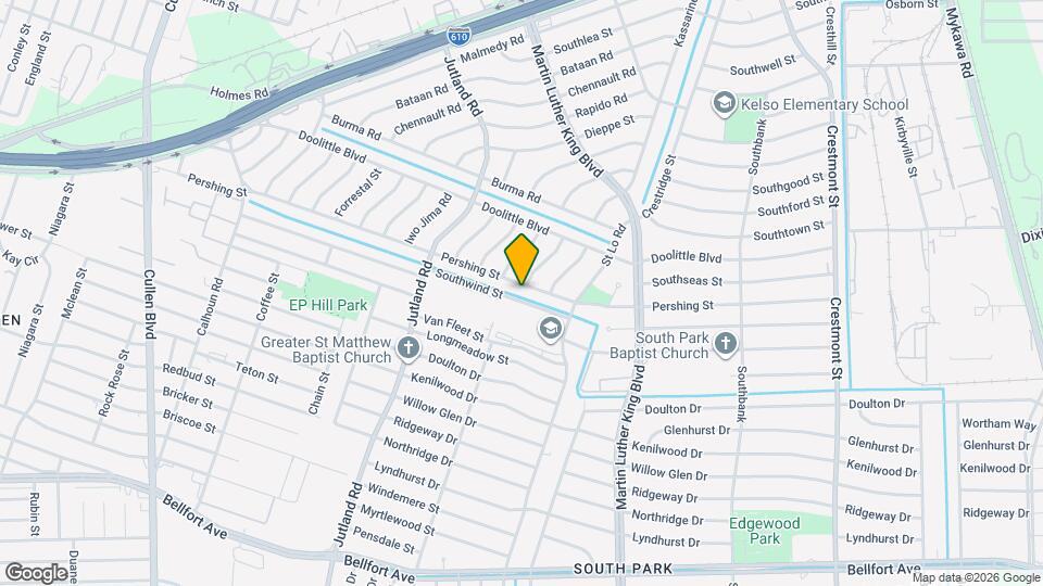 5322 Pershing St Map and Location Details