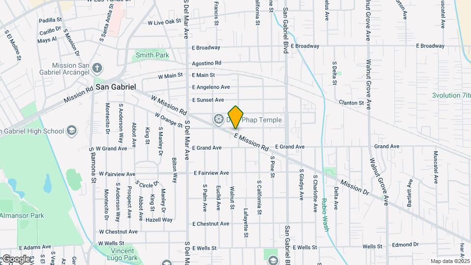 425 E Mission Rd, Unit A Map and Location Details