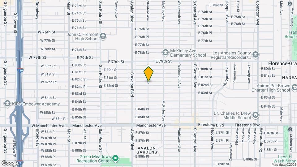 8118 Stanford Ave Map and Location Details