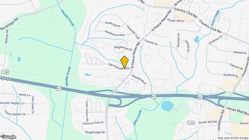 5116 Old Plantation Cir Mapa y Detalles de la Ubicación