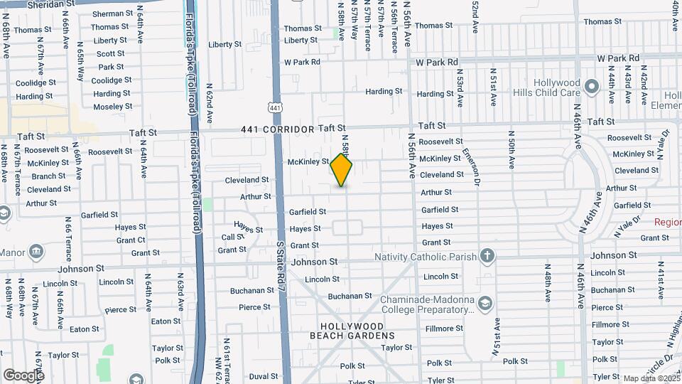 5803 Arthur St Map and Location Details