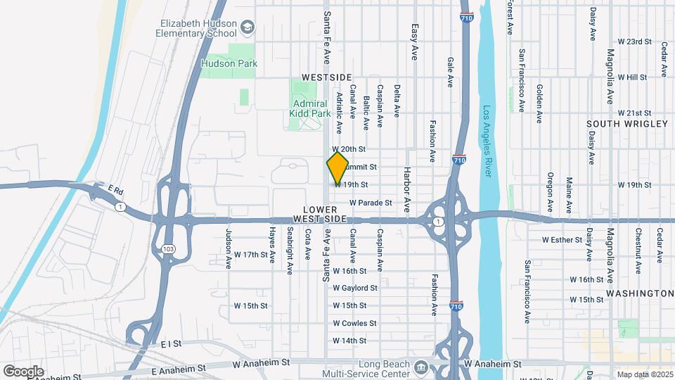 1640 W 19th St Map and Location Details