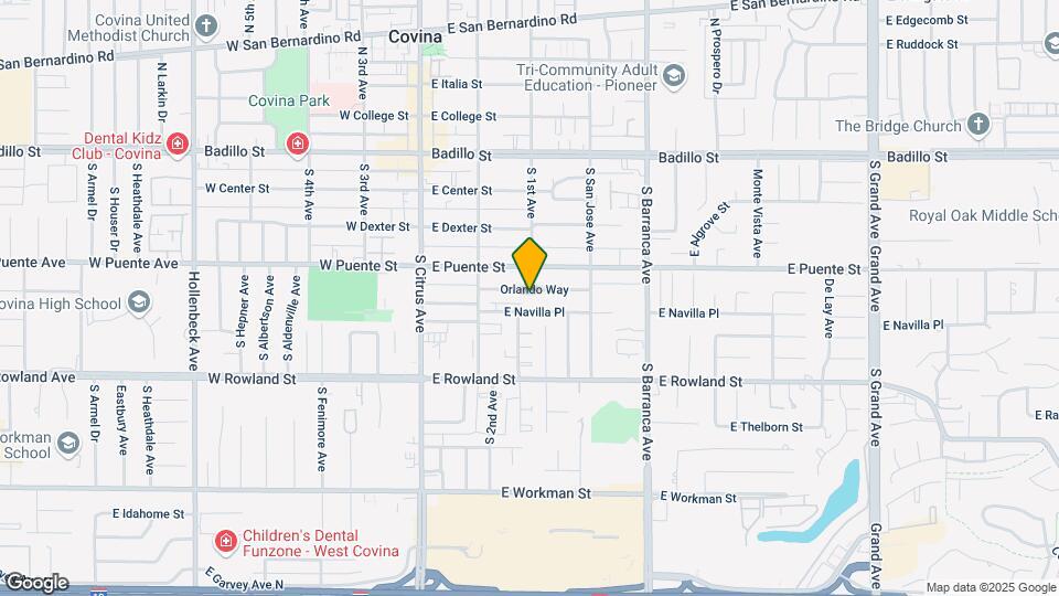 280 E Orlando Way Map and Location Details