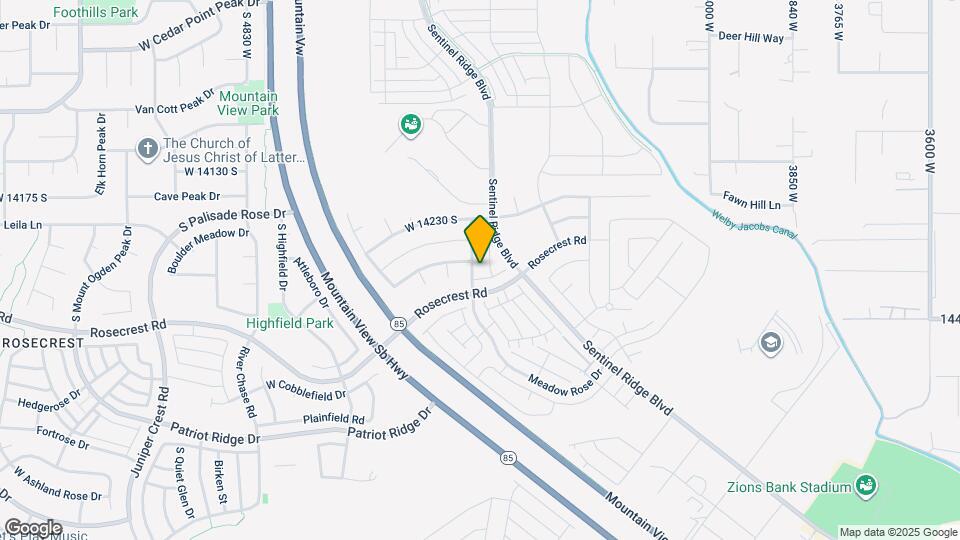 14313 Meadow Rose Dr Map and Location Details