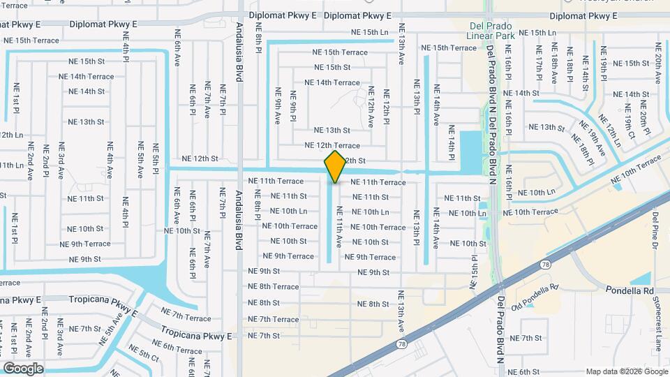 1106 NE 11th Ave Map and Location Details