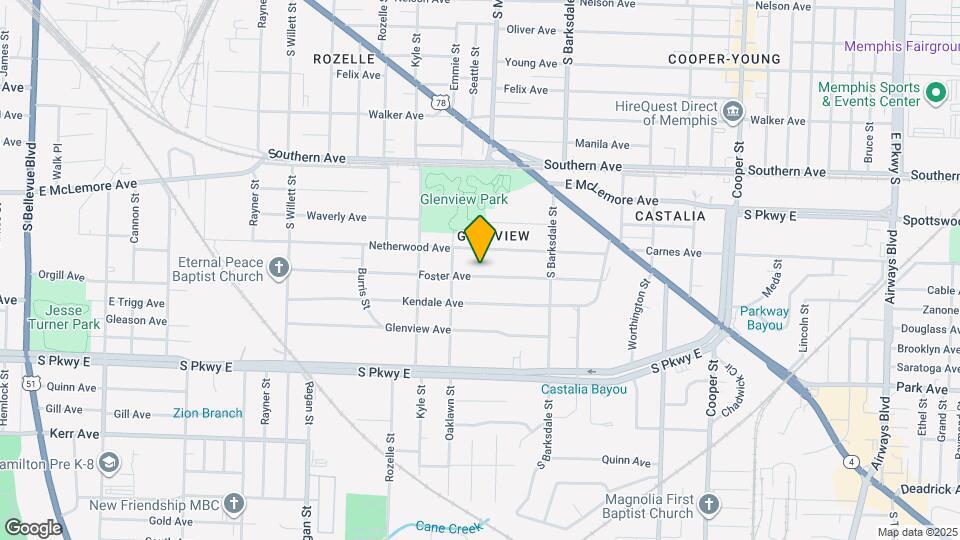 1804 Foster Ave Map and Location Details