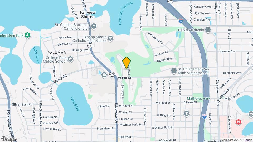 3426 Golfview Blvd, Unit Top Map and Location Details