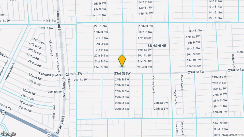 4001 22nd St SW Map and Location Details