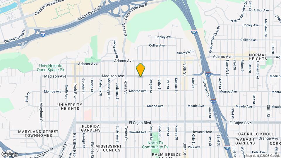 4576 Hamilton St Map and Location Details