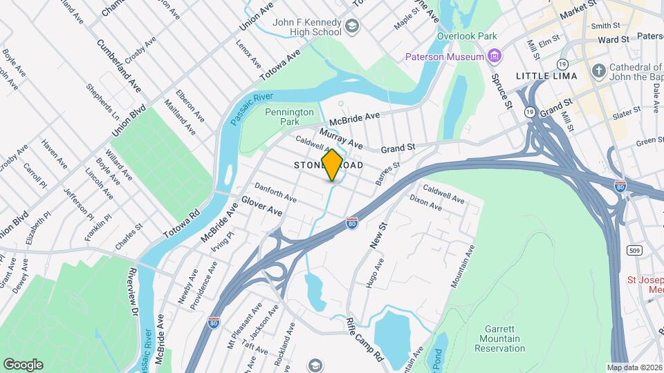 142 Carlisle Ave, Unit 2nd fl Map and Location Details