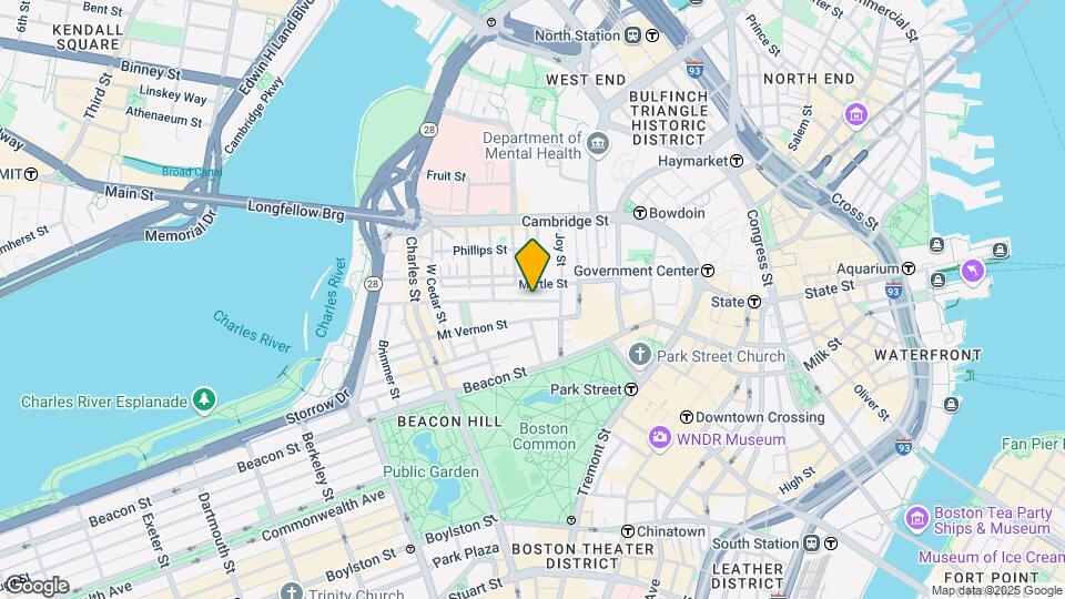 29 Pinckney St, Unit 1 Mapa y Detalles de la Ubicación