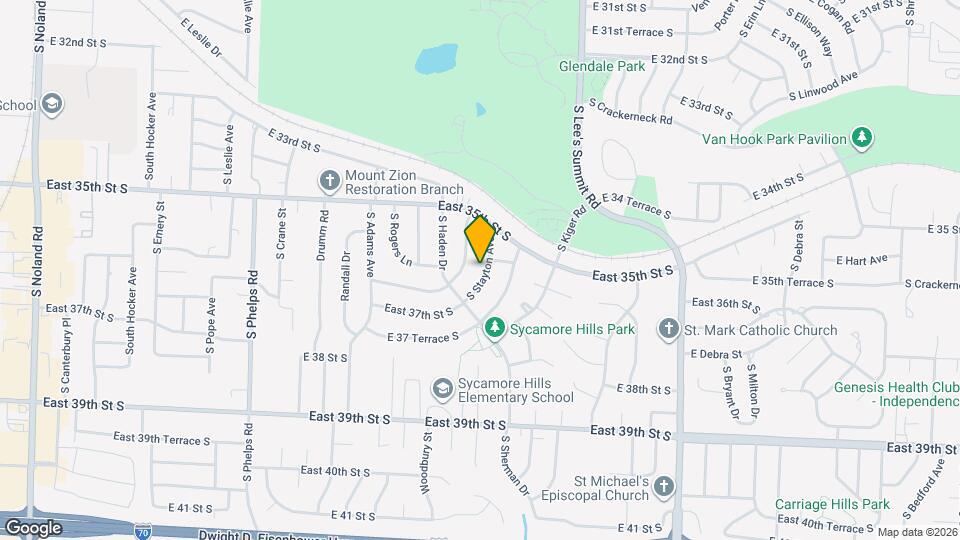 3602 S Stayton Ave Map and Location Details