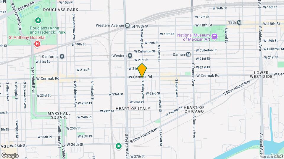 2301 W Cermak Rd Map and Location Details