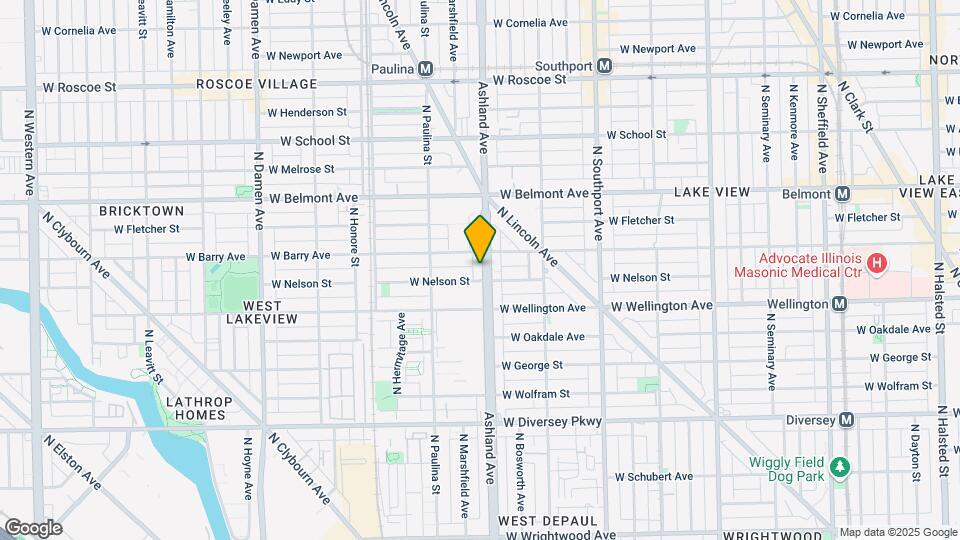 3042 N Ashland Ave Mapa y Detalles de la Ubicación