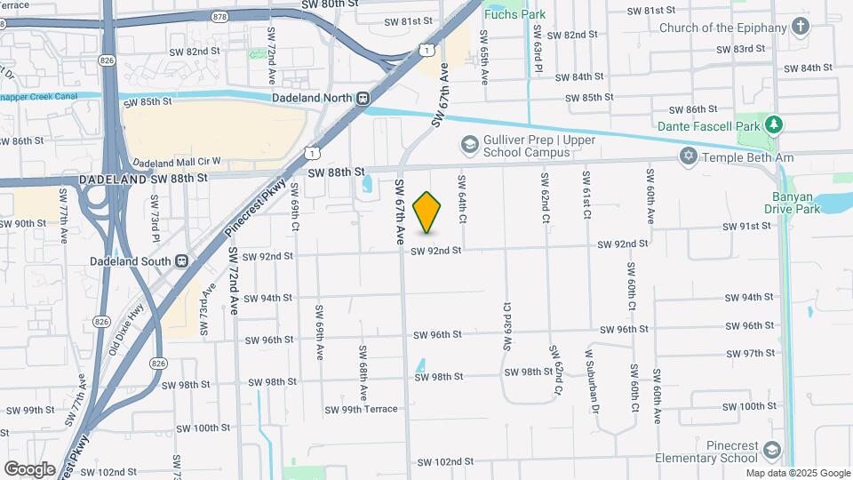6505 SW 92nd St Map and Location Details