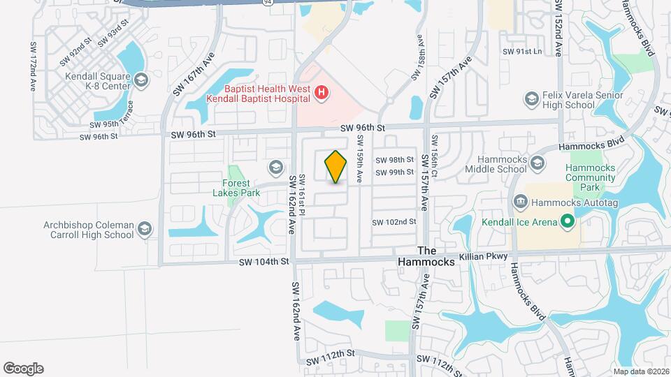 15963 SW 99th Ln Map and Location Details