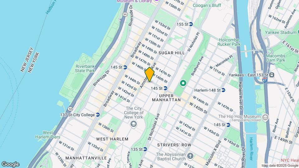 460 W 145th St Map and Location Details