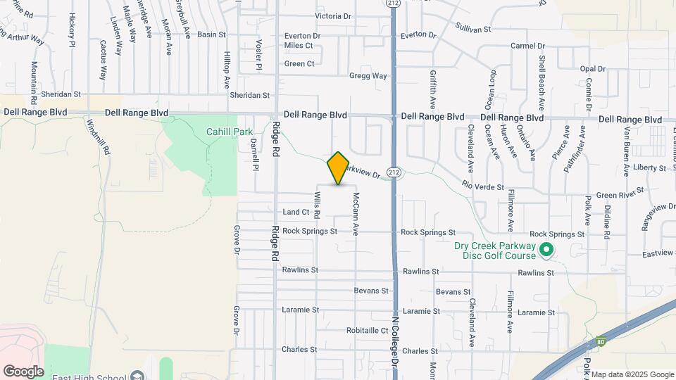 3615 Woodhaven Dr Map and Location Details