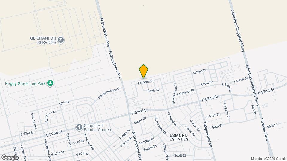 3941 Esmond Dr Map and Location Details